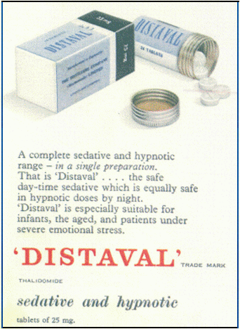 distaval thalidomide is especially suitable for infants