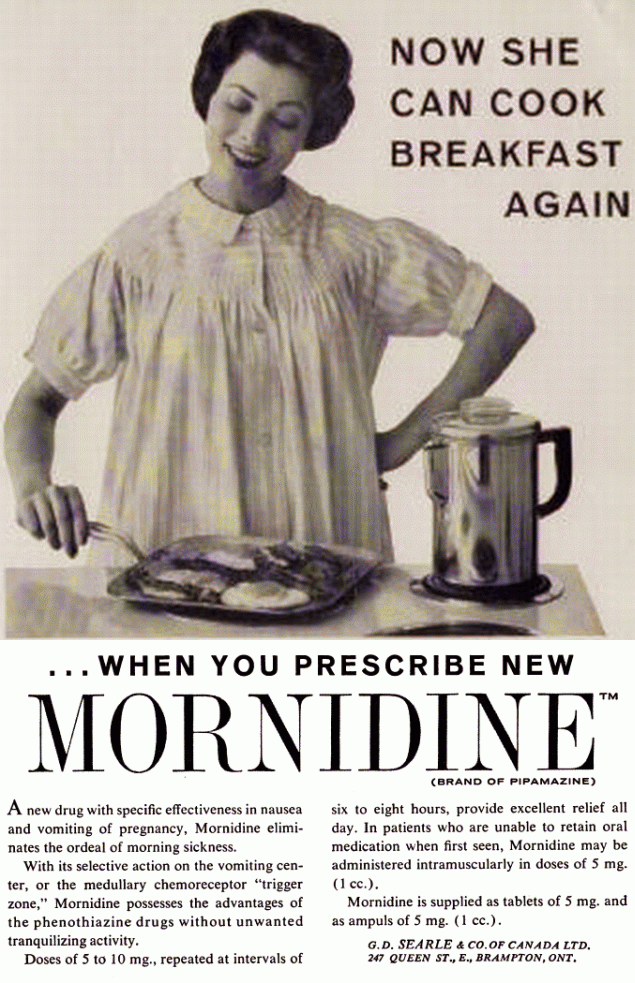 Mornidine possesses the advantages of the phenothiazine drugs without unwanted tranquilizing activity.