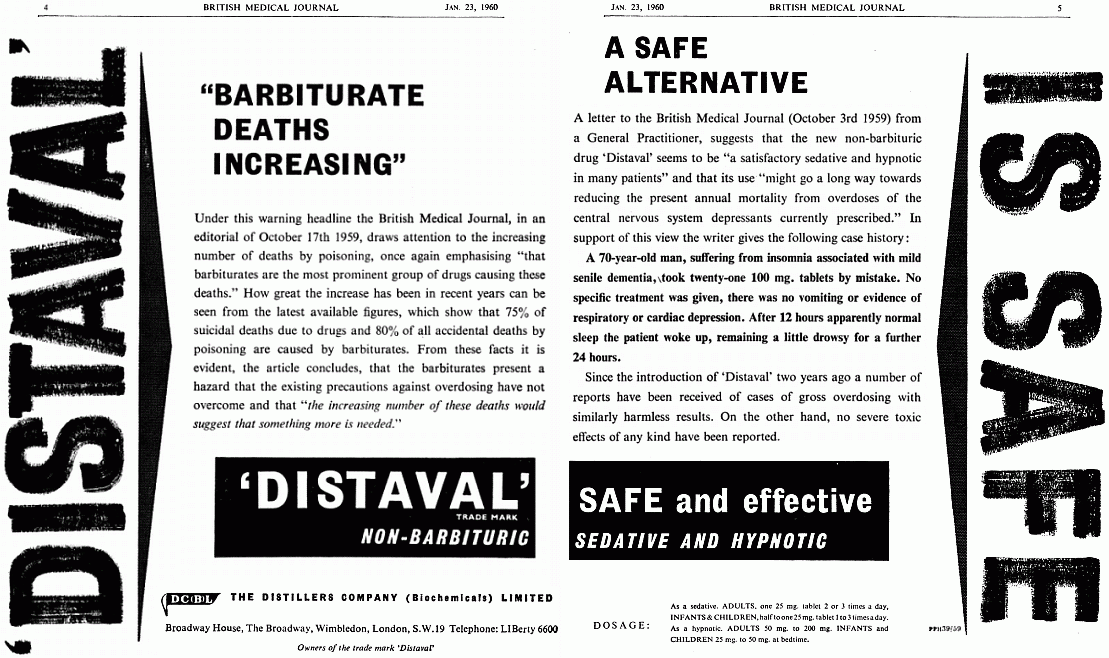 distaval thalidomide: no severe toxic effects of any kind have been reported